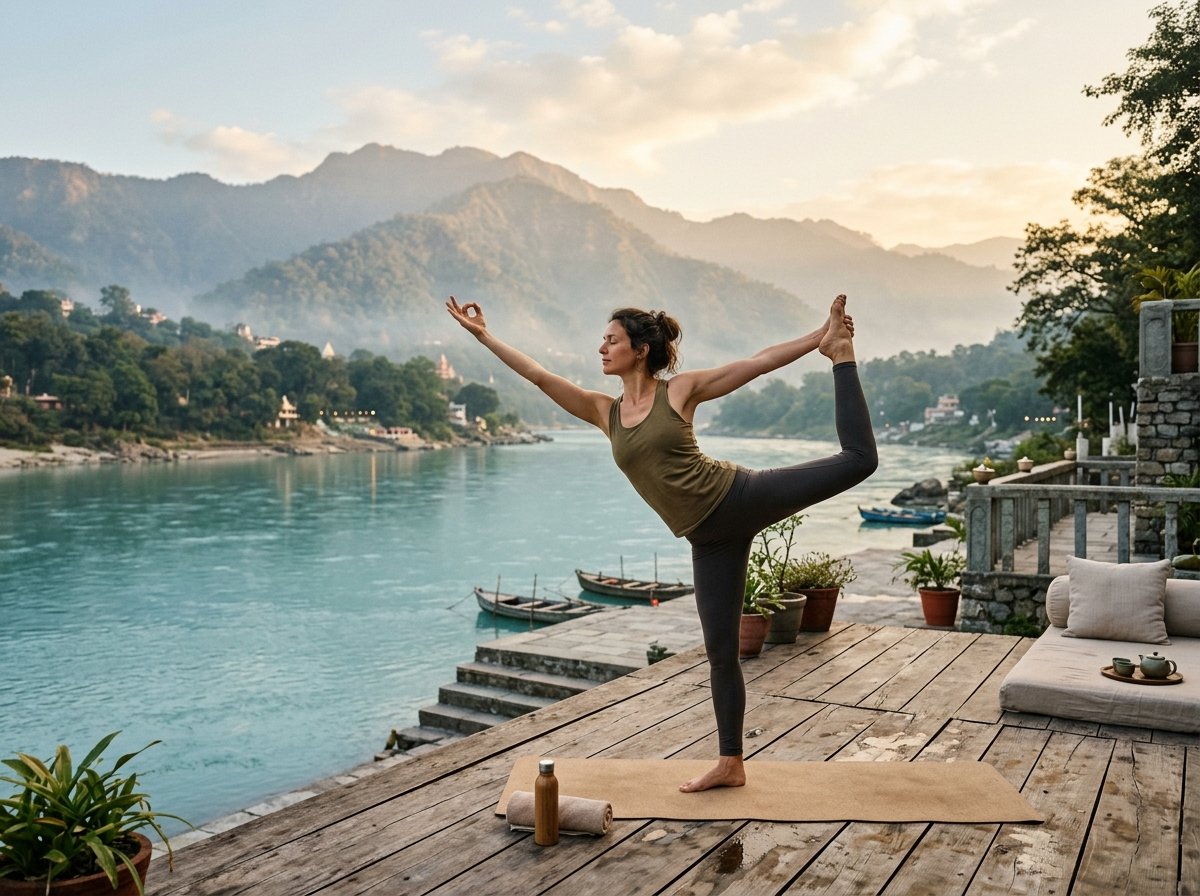 River Ganga Yoga Deck