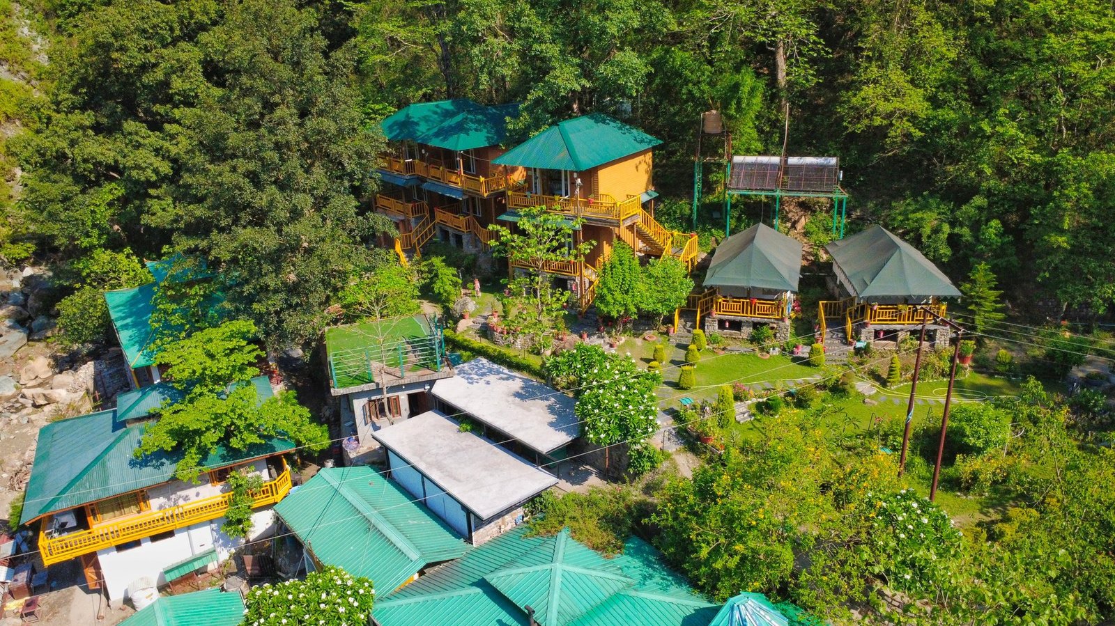 Astro Himalayan resort surrounded by nature